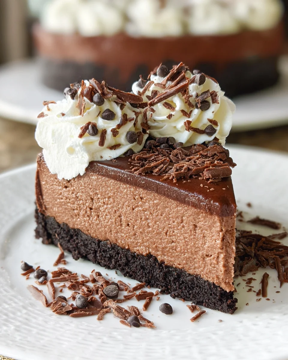 Easy No Bake Chocolate Cheesecake 23 Easy