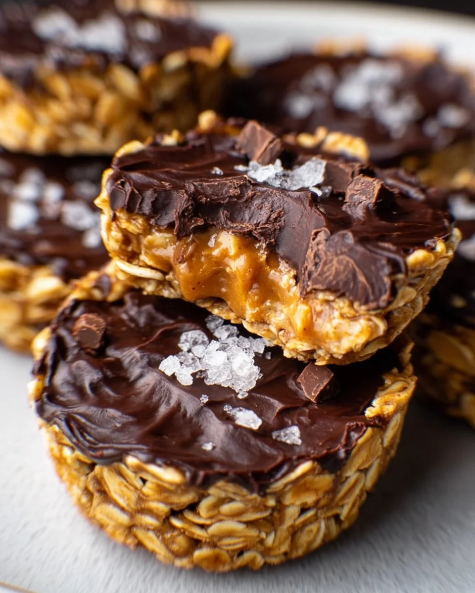 Easy No Bake Peanut Butter Oat Cups 20 Easy