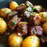 Garlic Butter Beef Bites with Potatoes 26 Garlic Butter Beef Bites with Potatoes