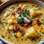 Hearty Cheddar Garlic Herb Potato Soup Recipe 27 Hearty Cheddar Garlic Herb Potato Soup Recipe