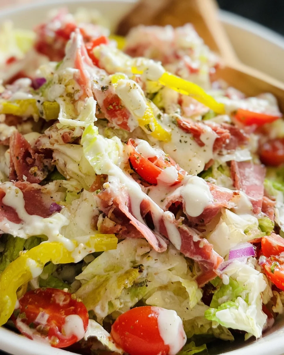 Italian Grinder Salad (Chopped Sub Salad) 26 Italian
