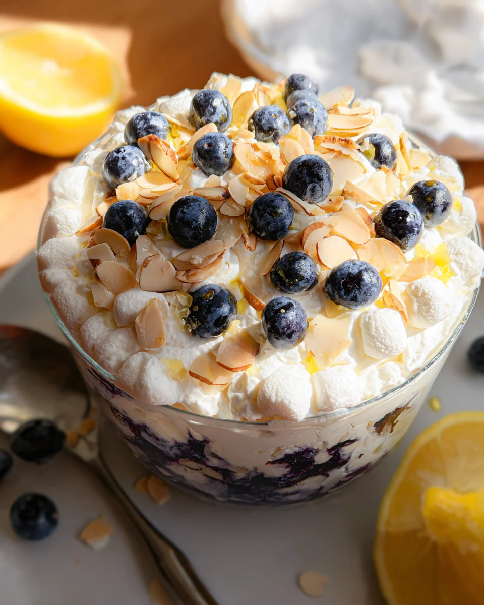 Lemon Blueberry Fluff 17 Lemon