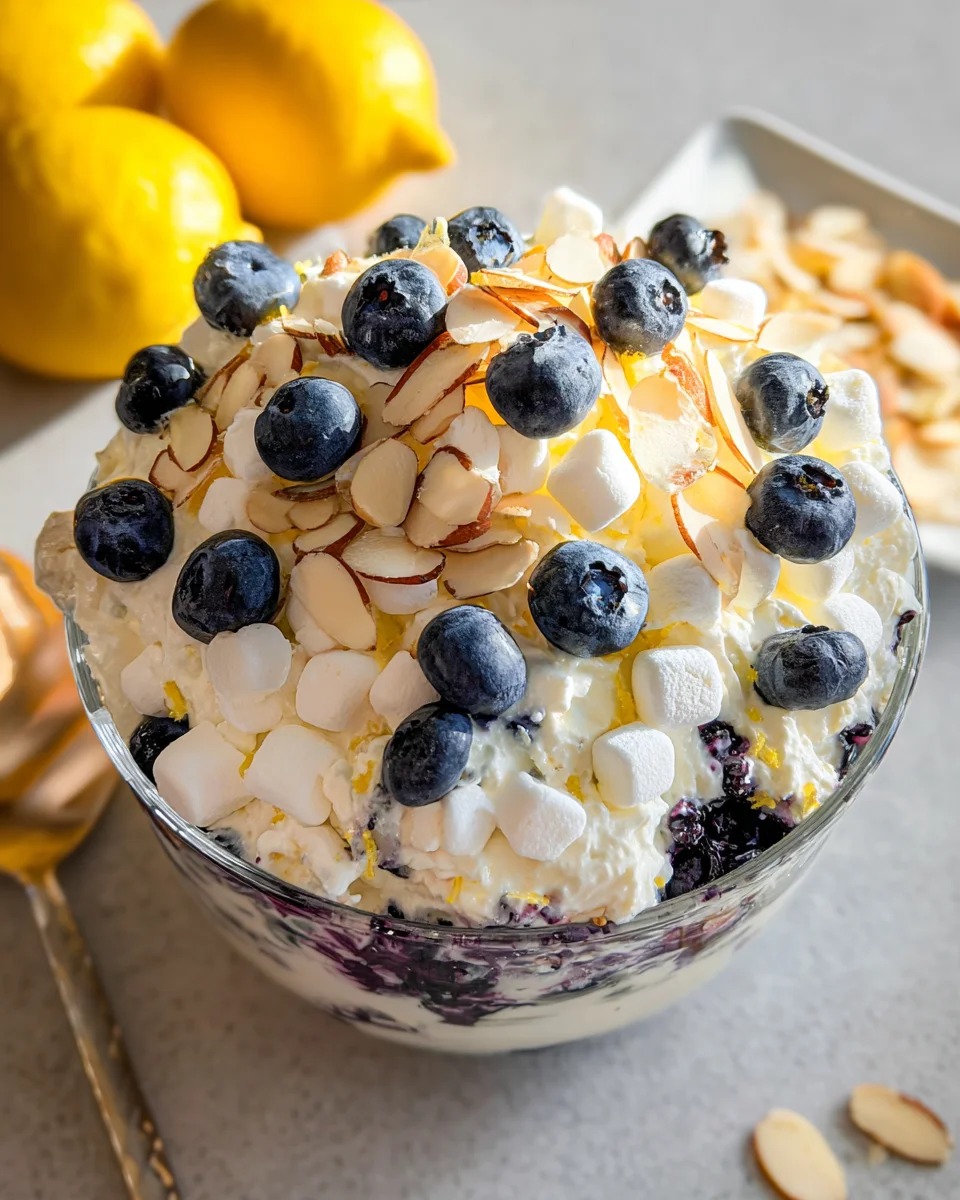 Lemon Blueberry Fluff 18 Lemon