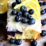 Lemon Blueberry Sheet Cake