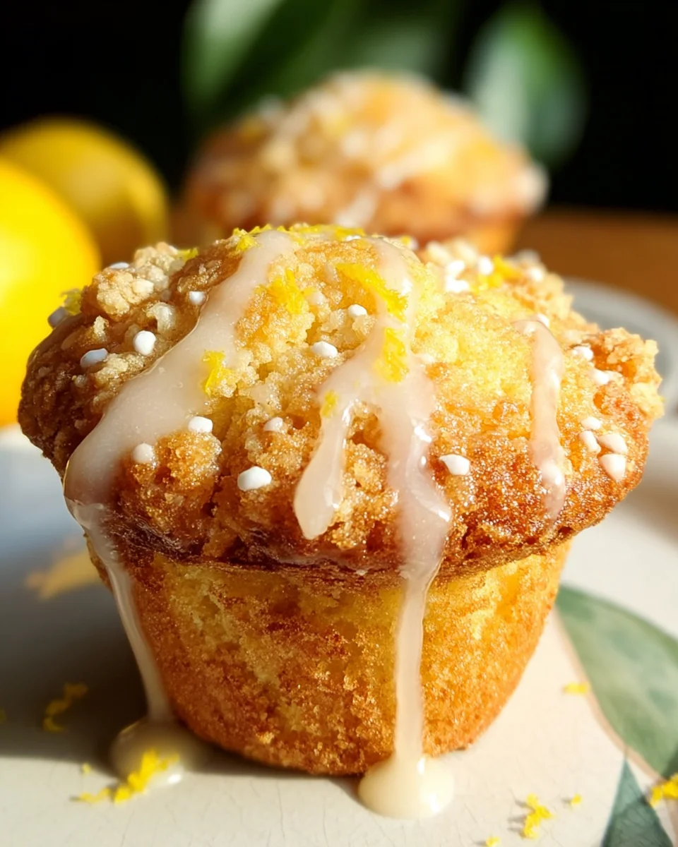 Moist Vegan Lemon Muffins
