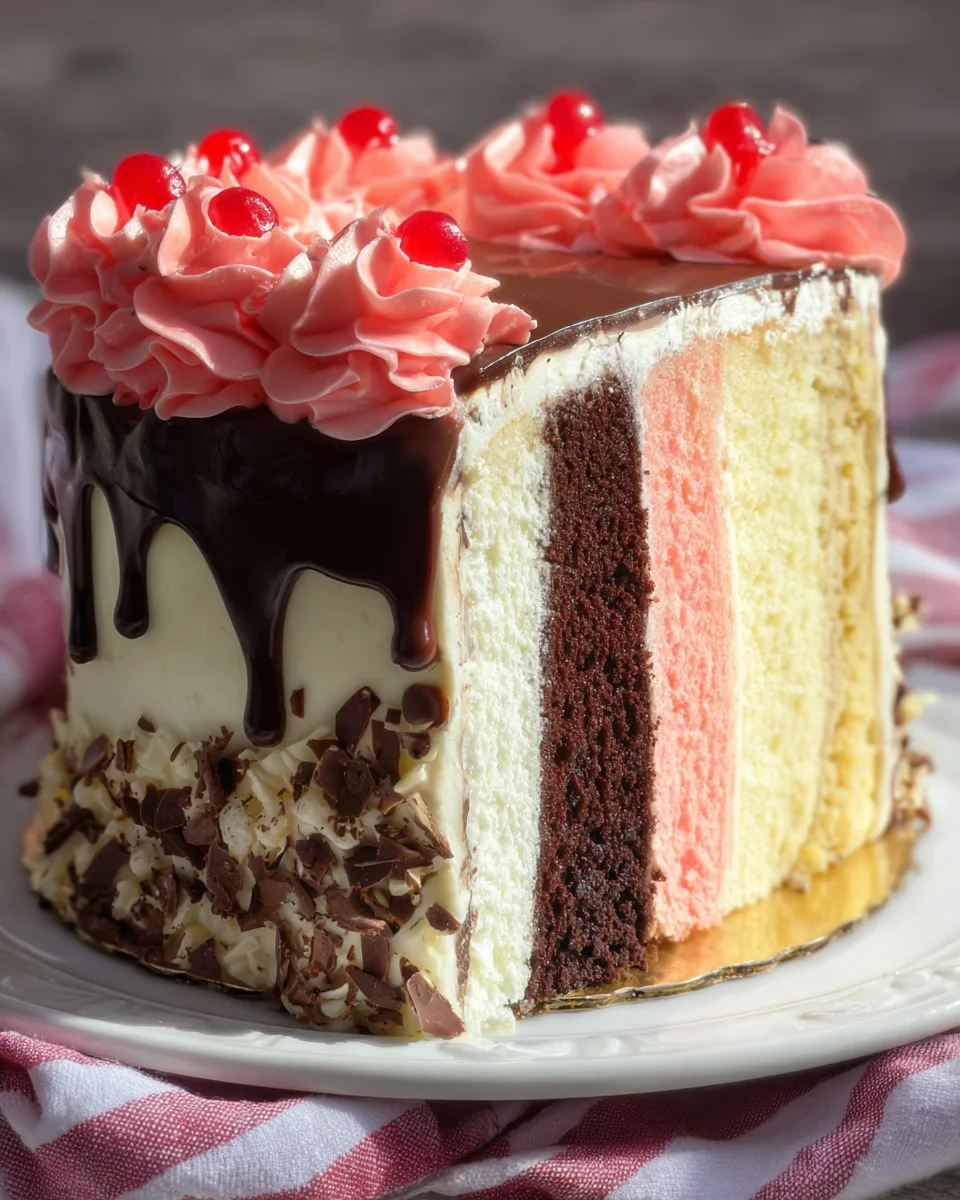 Neapolitan Cake