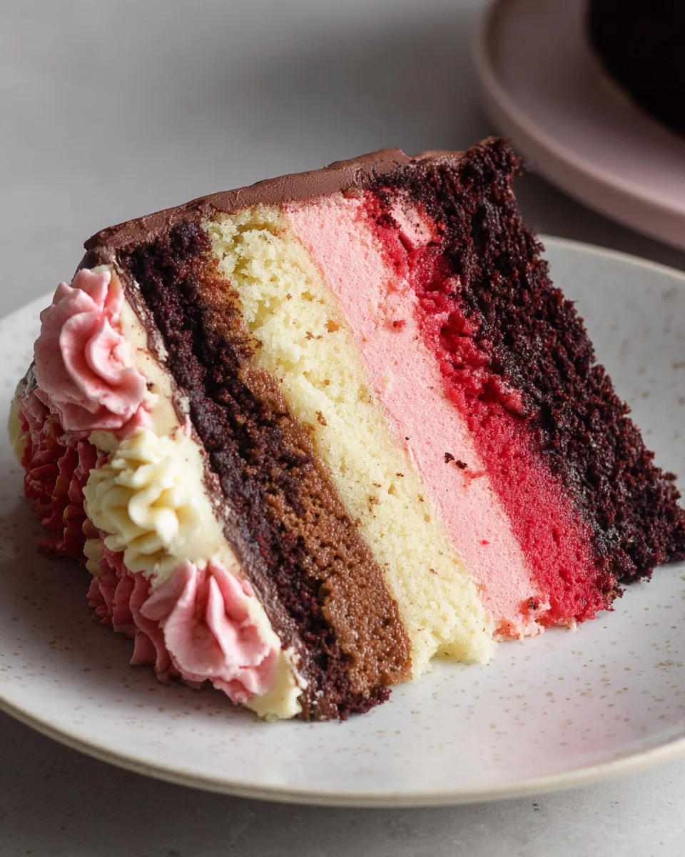 Neapolitan Layer Cake 56 Neapolitan
