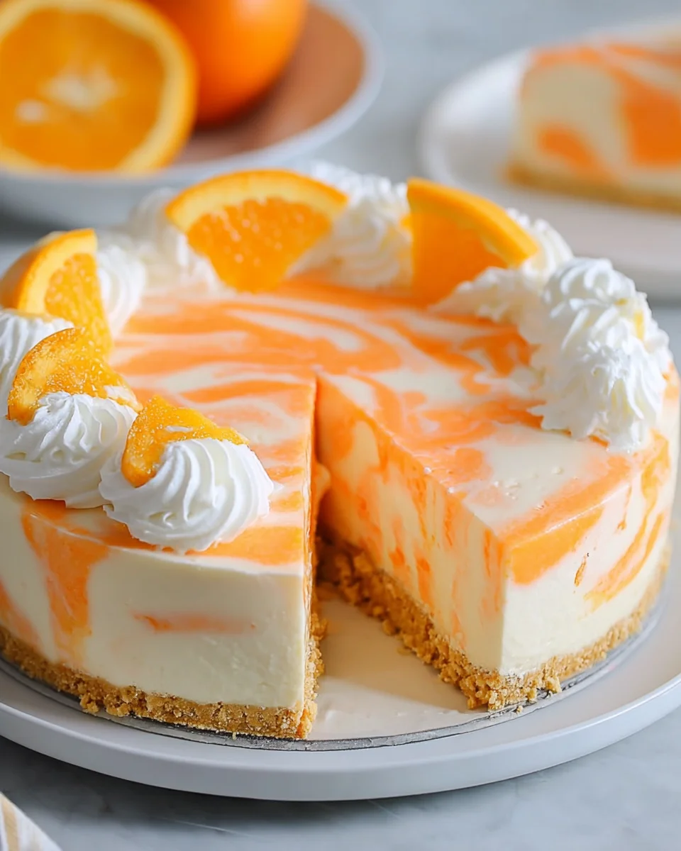 No-Bake Orange Creamsicle Cheesecake 20 No-Bake