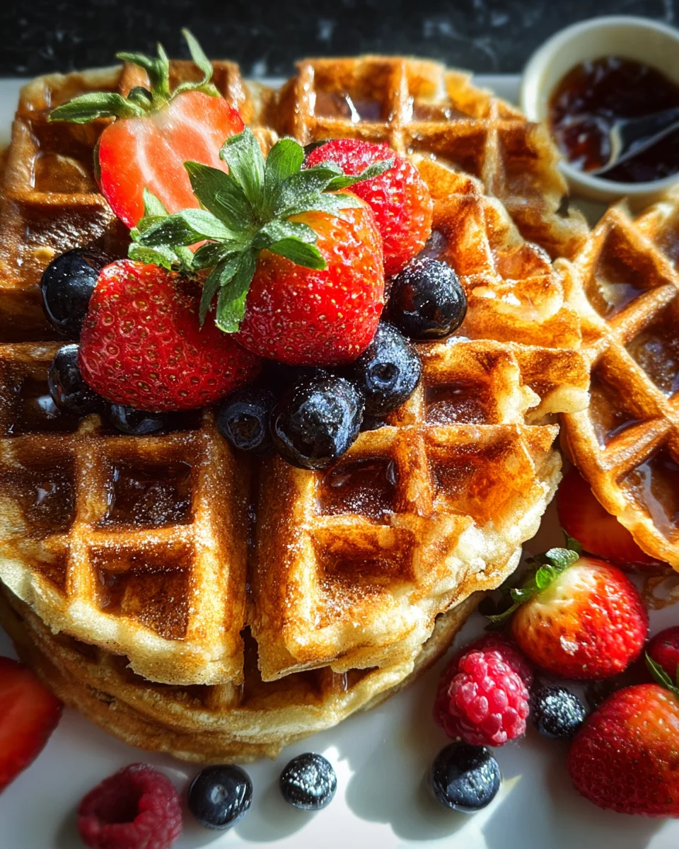 Oatmeal Cottage Cheese Waffles 14 Oatmeal