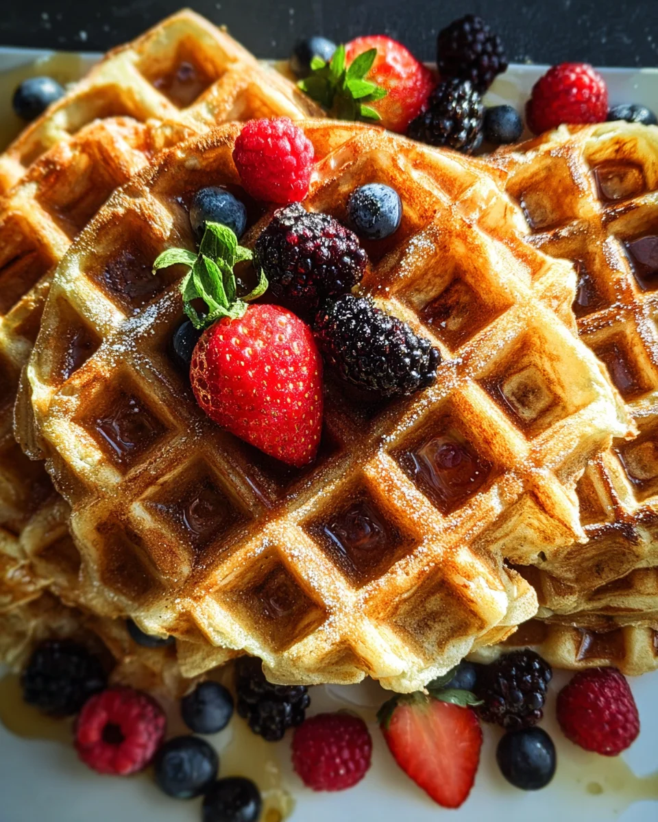 Oatmeal Cottage Cheese Waffles 15 Oatmeal