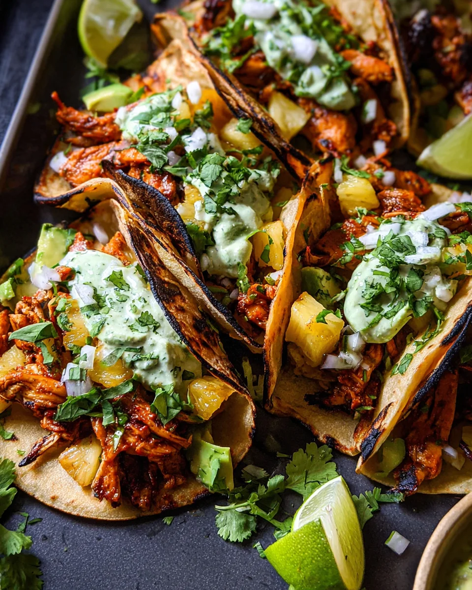 One Pan Chicken & Pineapple Tacos 22 One