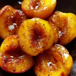 Pan Fried Peaches 19 Pan Fried Peaches