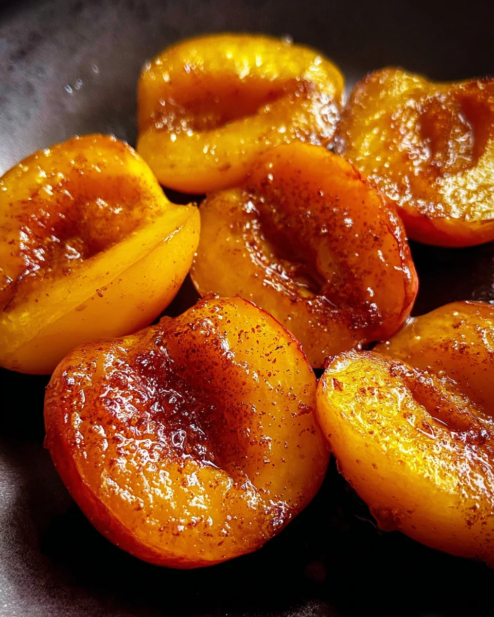 Pan Fried Peaches 17 Pan