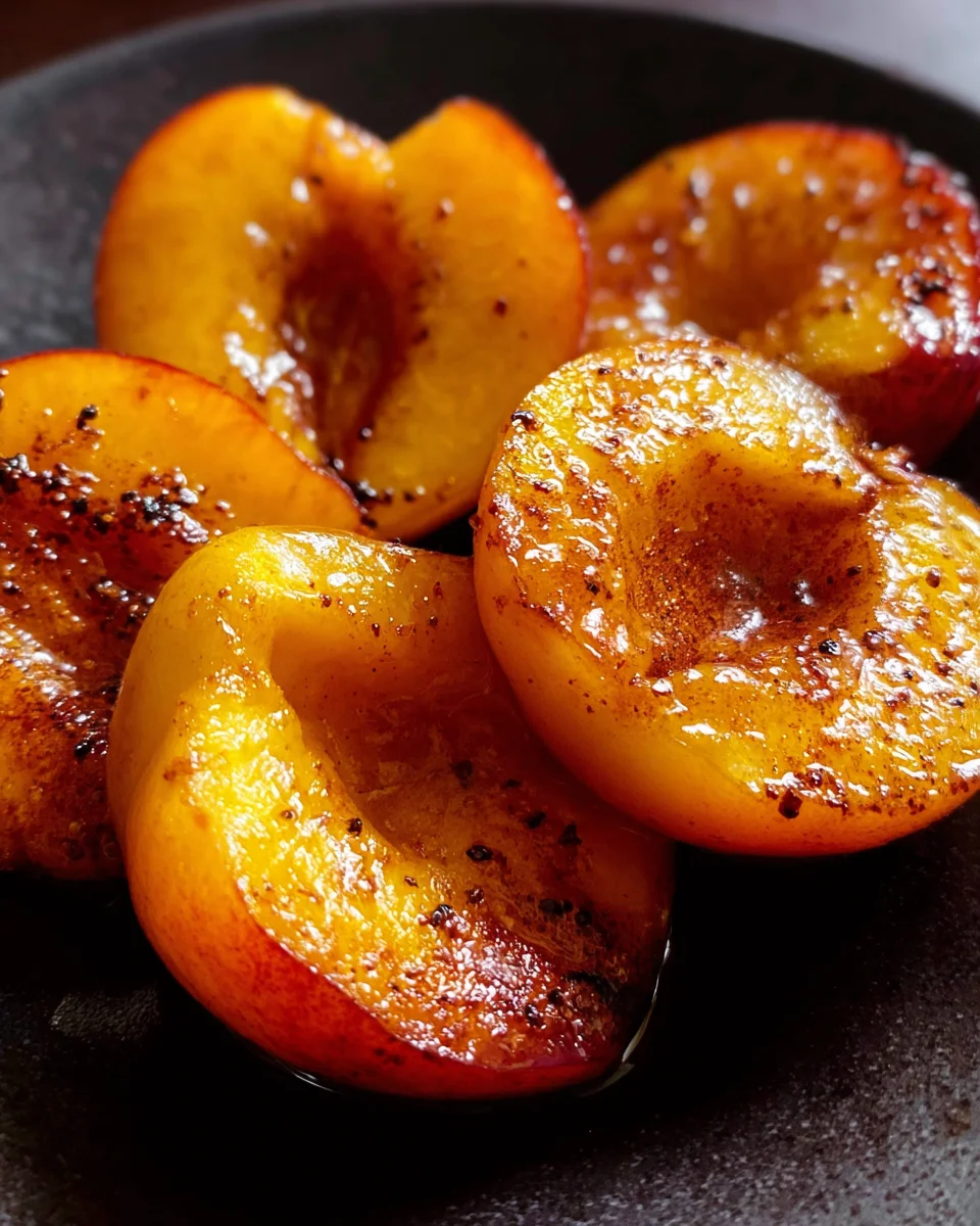 Pan Fried Peaches 18 Pan