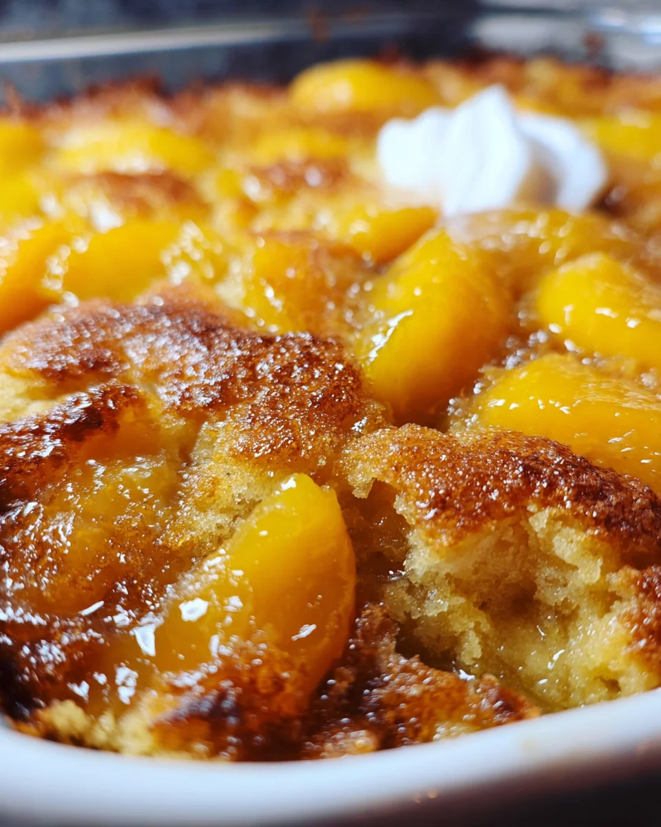 Peach Cobbler with Cake Mix 17 Peach