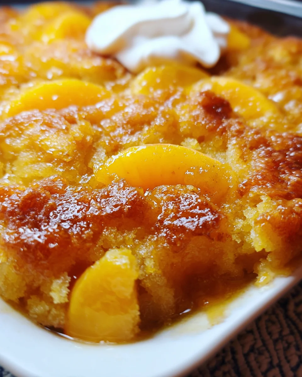 Peach Cobbler with Cake Mix 18 Peach