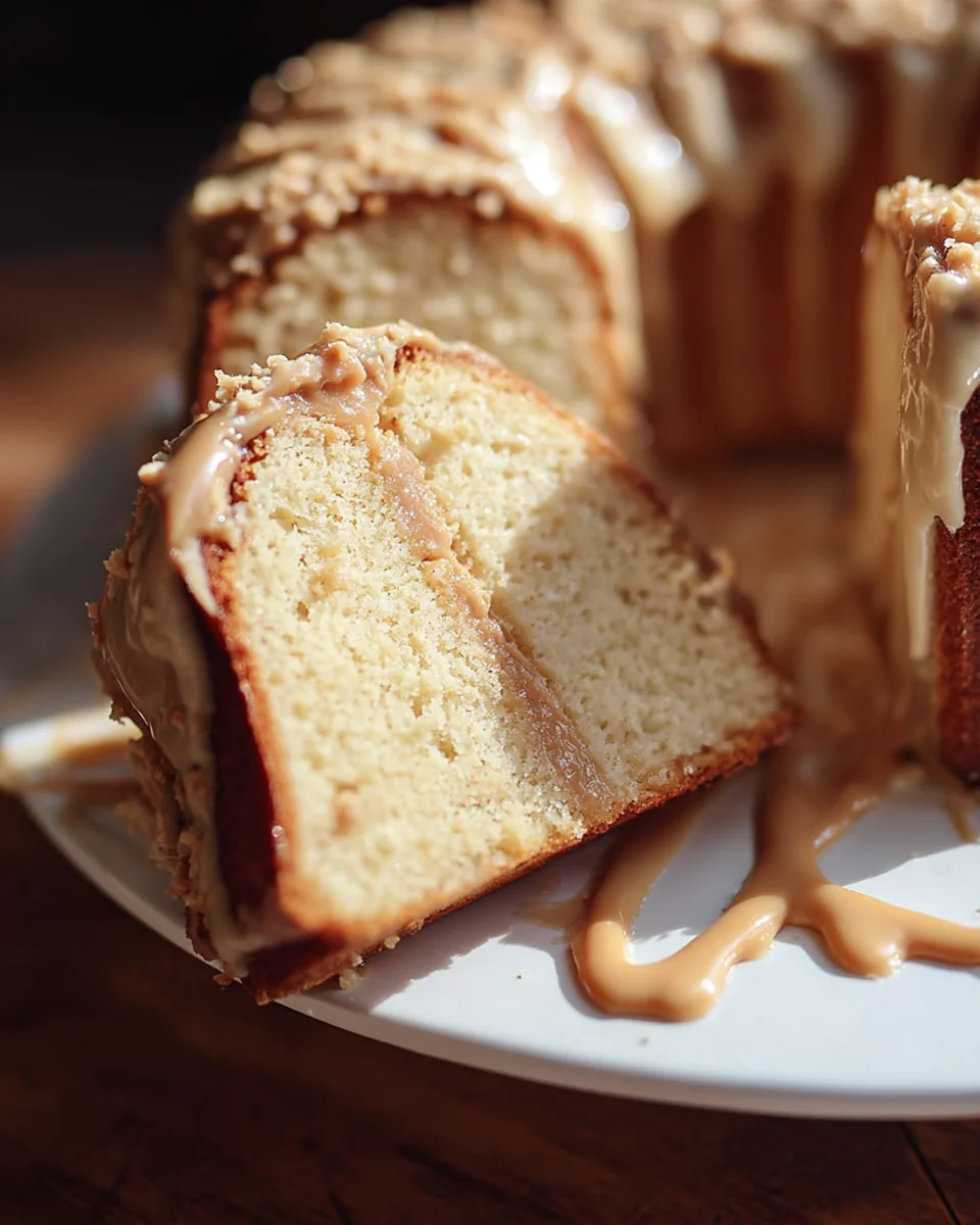 Peanut Butter Cream Pound Cake