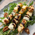 Pear & Brie Cheese Salad Skewers 17 Pear & Brie Cheese Salad Skewers
