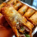 Philly Cheesesteak Egg Roll
