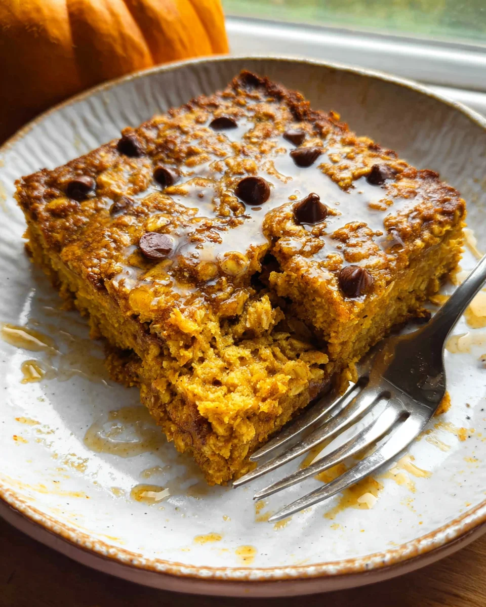 Pumpkin Baked Oatmeal