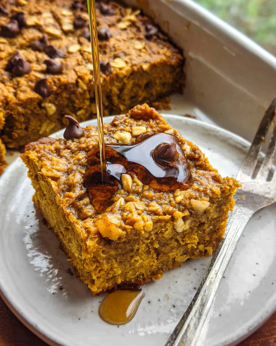 Pumpkin Baked Oatmeal 17 Pumpkin