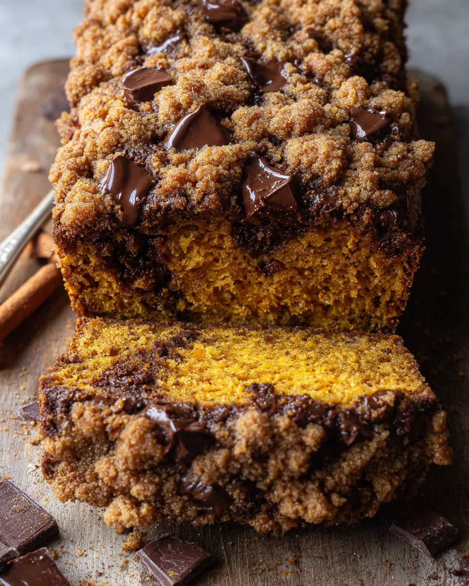 Pumpkin Chocolate Chip Streusel Bread 18 Pumpkin