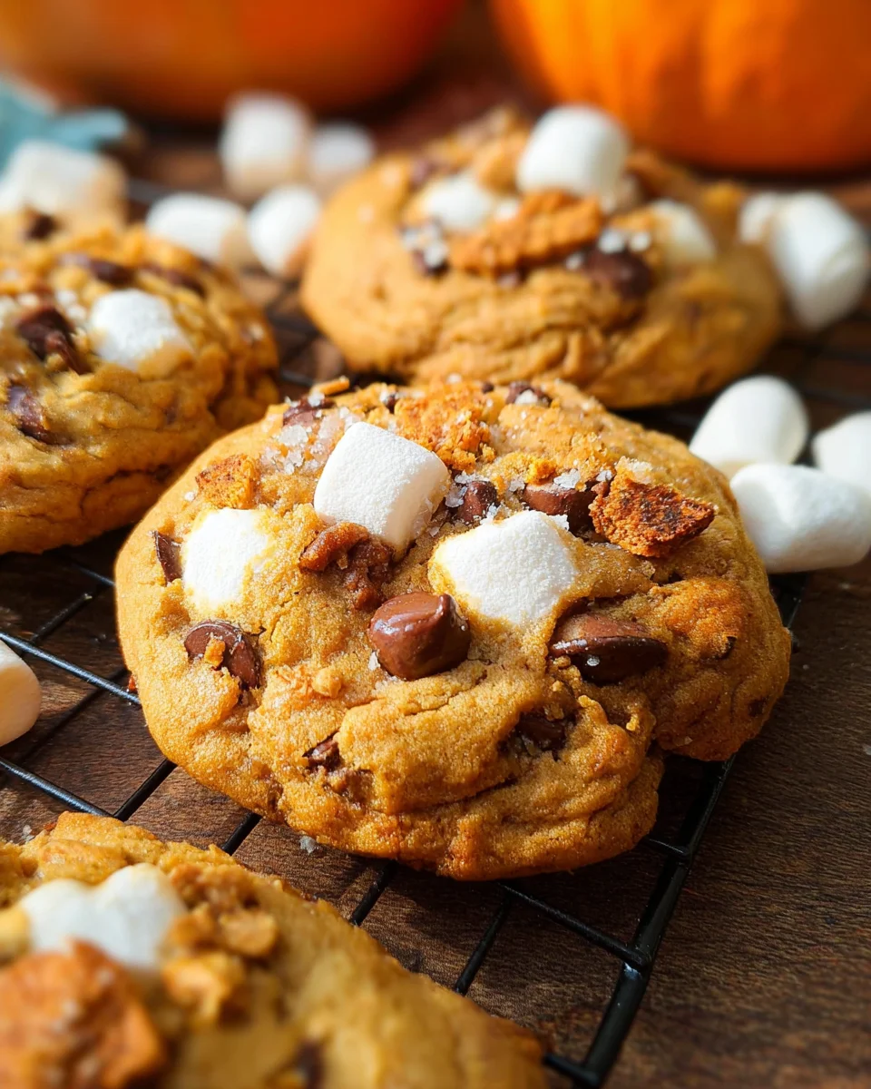 Pumpkin S'mores Cookies 28 Pumpkin