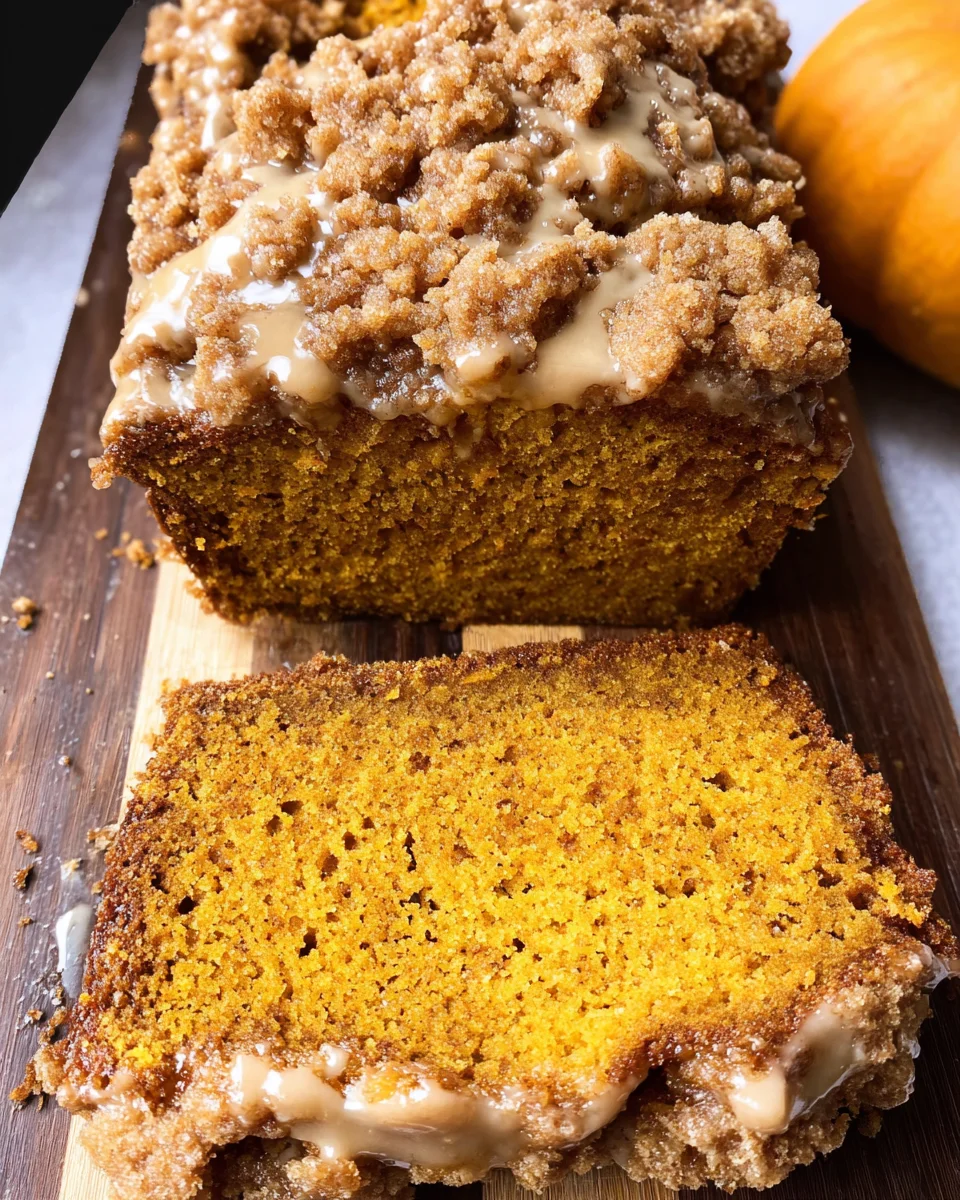 Pumpkin Streusel Bread