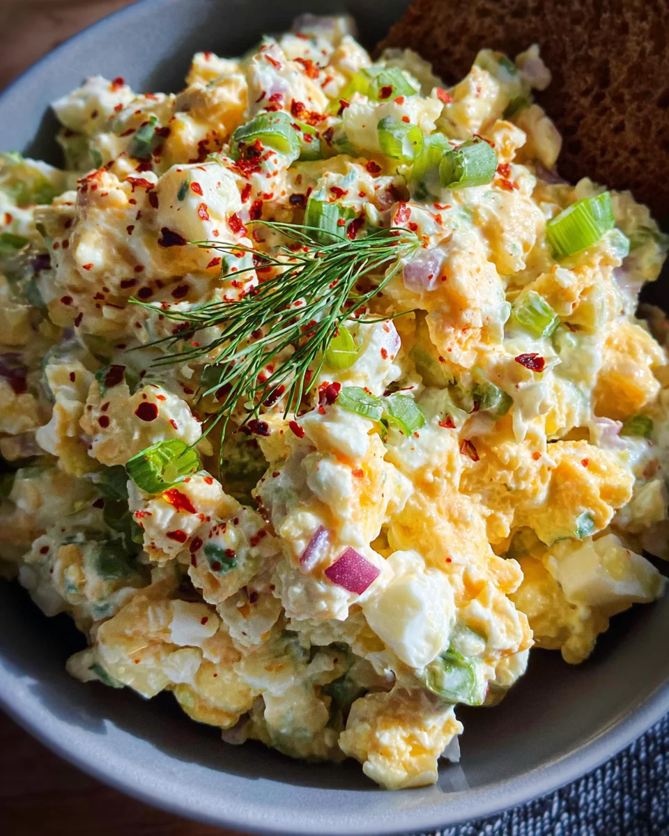 Simple Cottage Cheese Egg Salad