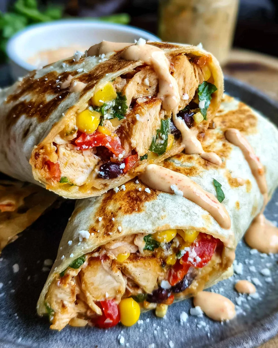 Southwest Chicken Wrap