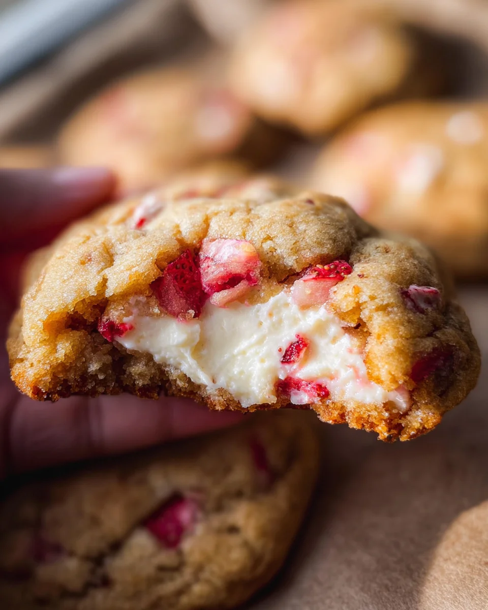 Strawberry Cheesecake Cookies