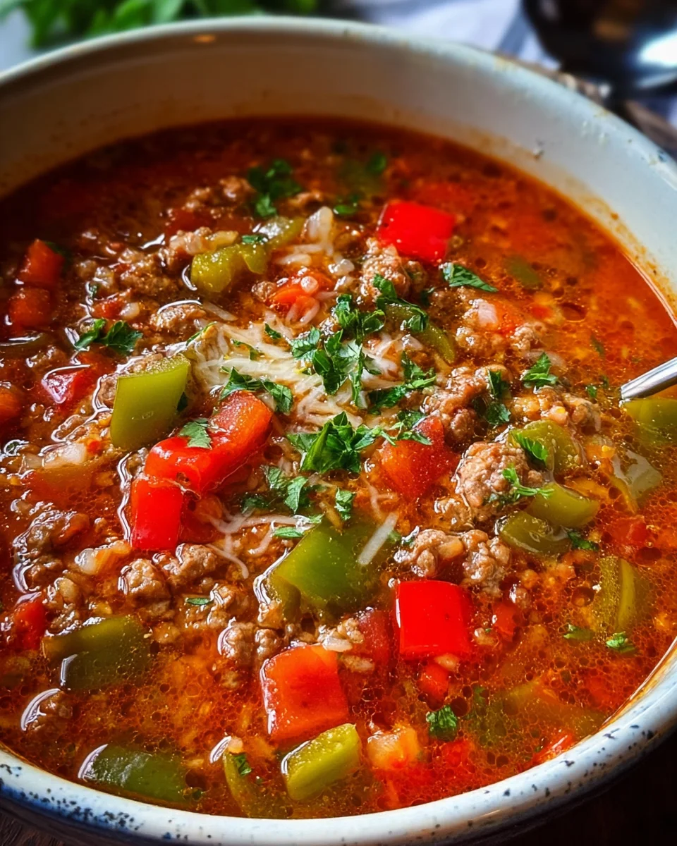 Stuffed Pepper Soup