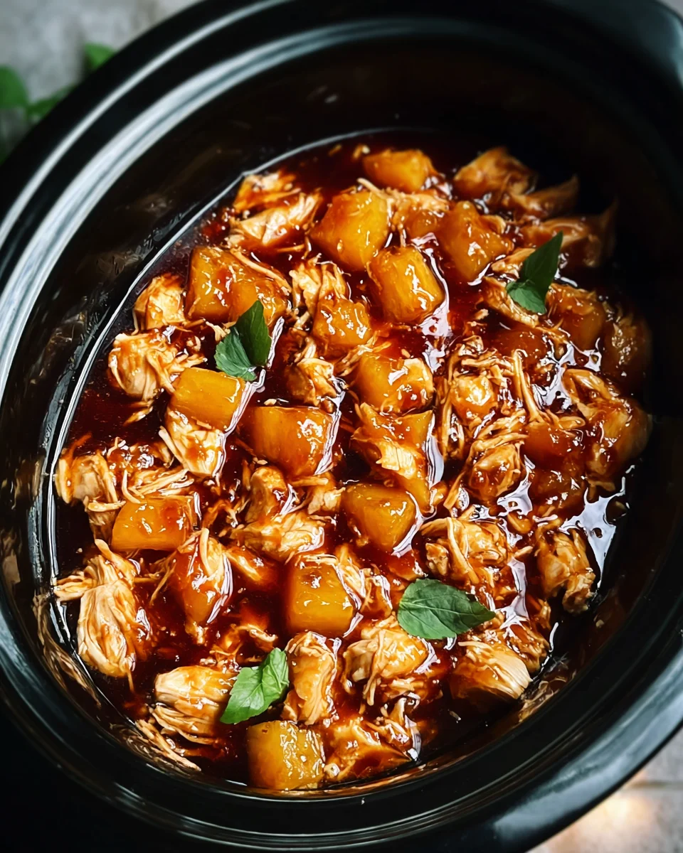 Sweet Hawaiian Crockpot Chicken