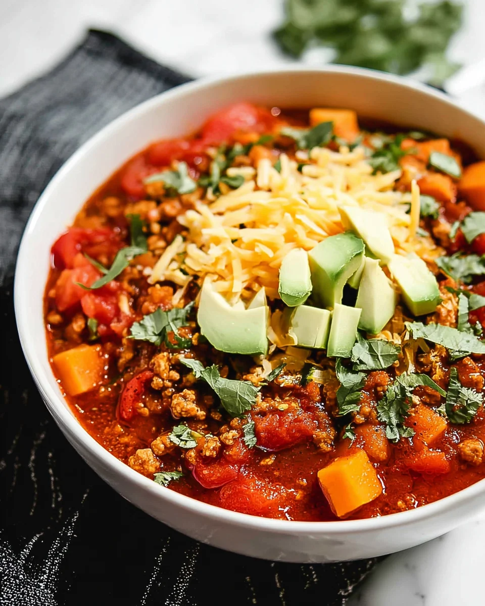 Turkey Sweet Potato Chili 29 Turkey