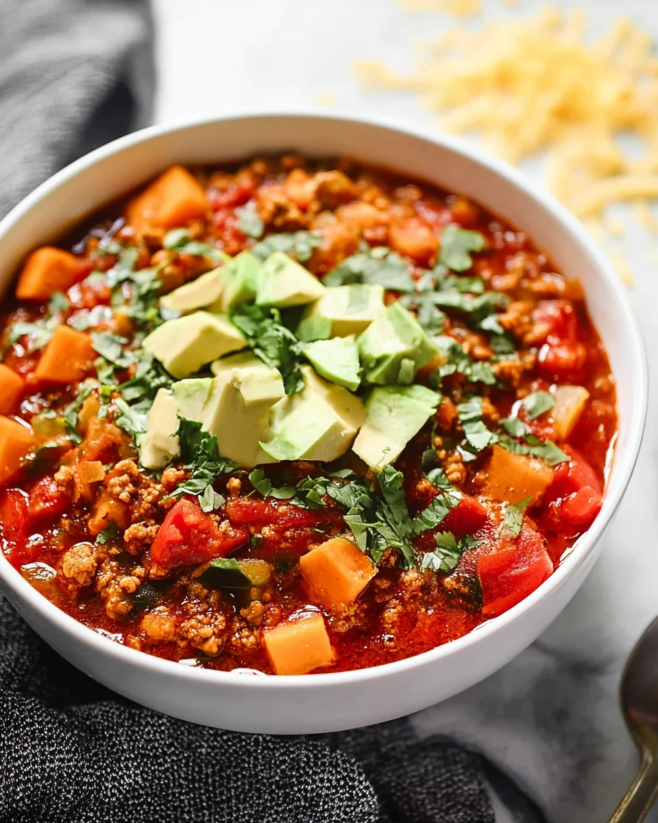 Turkey Sweet Potato Chili 30 Turkey