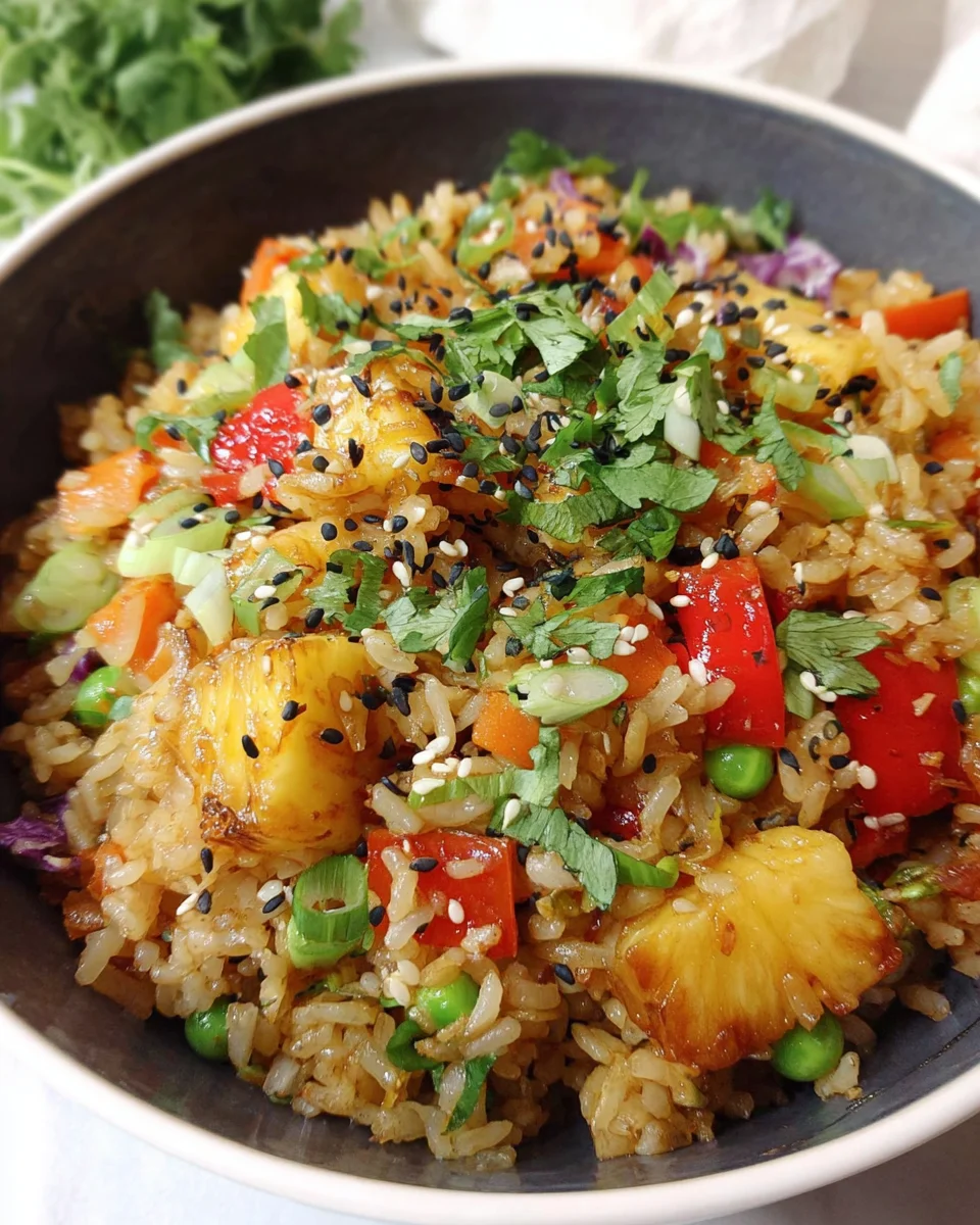 Vegan Pineapple Fried Rice