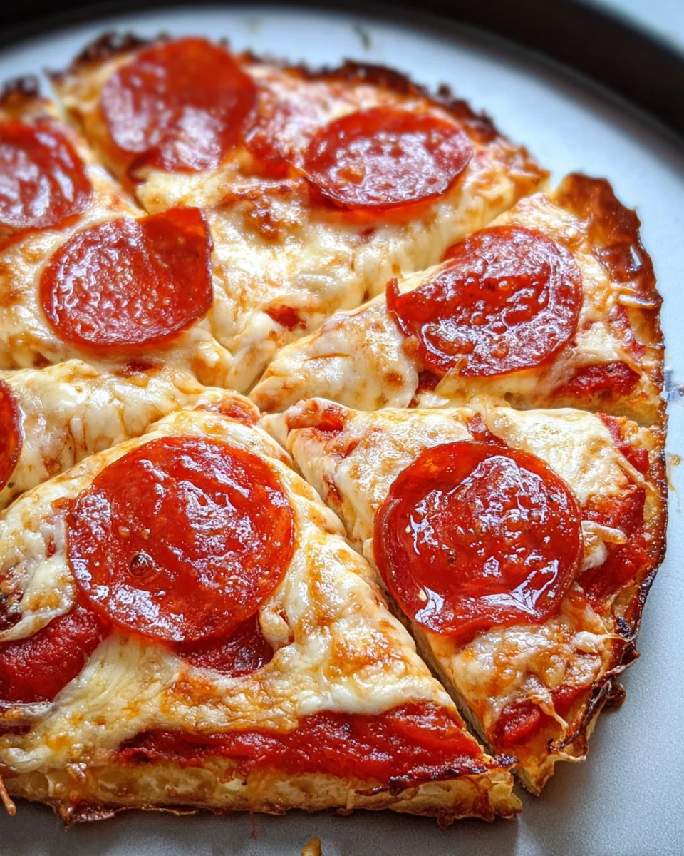 Viral Cottage Cheese Flatbread Pizza