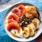 Winter Citrus Ricotta Breakfast Bowl with Honeycomb