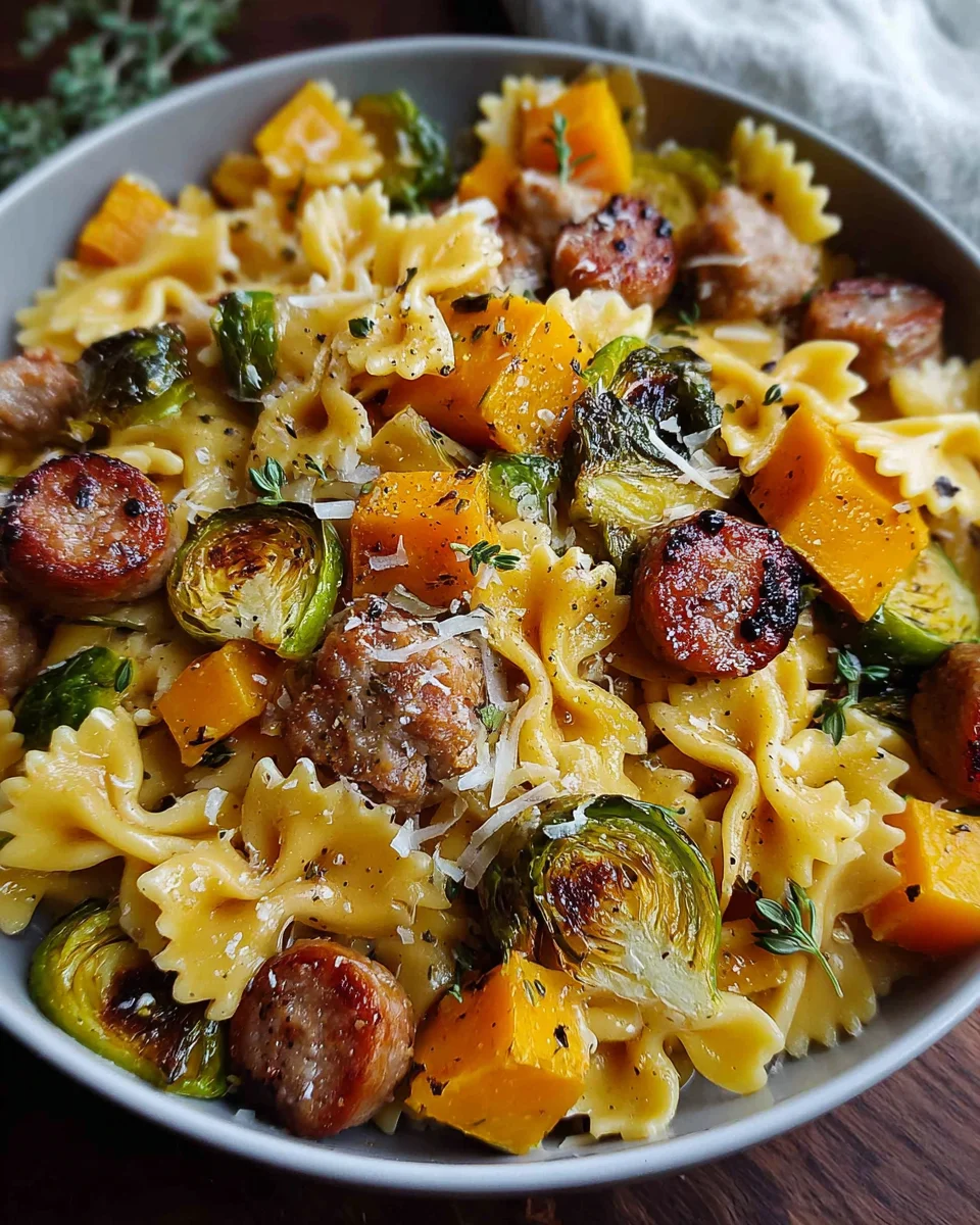 Autumn Sausage Pasta Squash 19 Autumn
