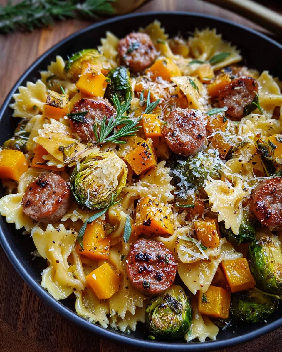 Autumn Sausage Pasta Squash 20 Autumn