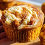Best Swirled Pumpkin Cream Cheese Muffins