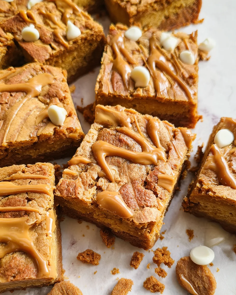 Biscoff Blondies