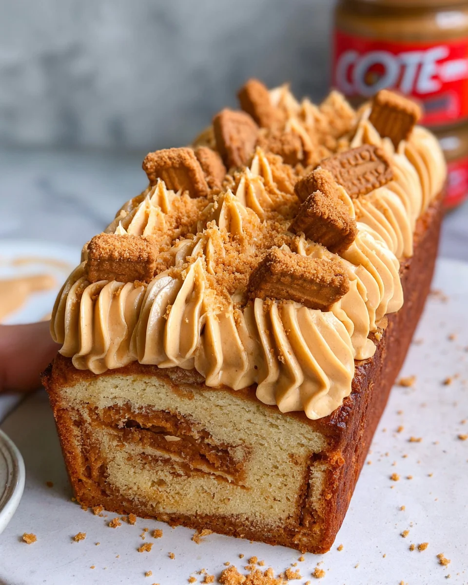 Biscoff Loaf Cake