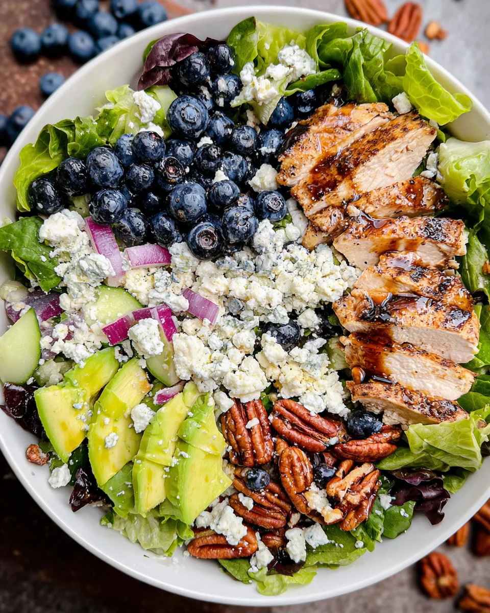Chicken Blueberry Feta Salad