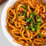 Chili Garlic Udon Noodles