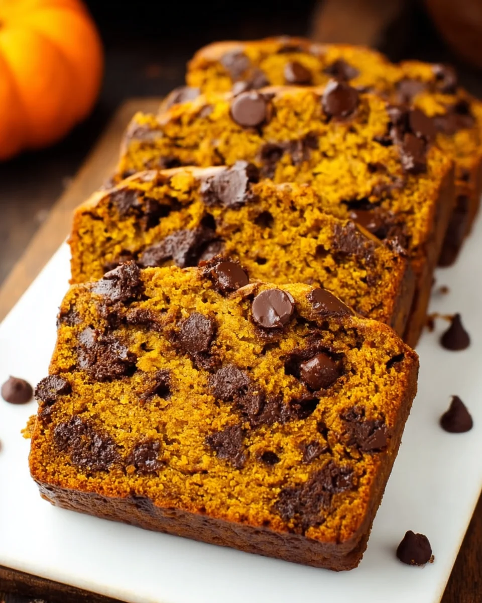Chocolate Chip Pumpkin Bread