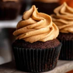 Chocolate Pumpkin Cupcakes