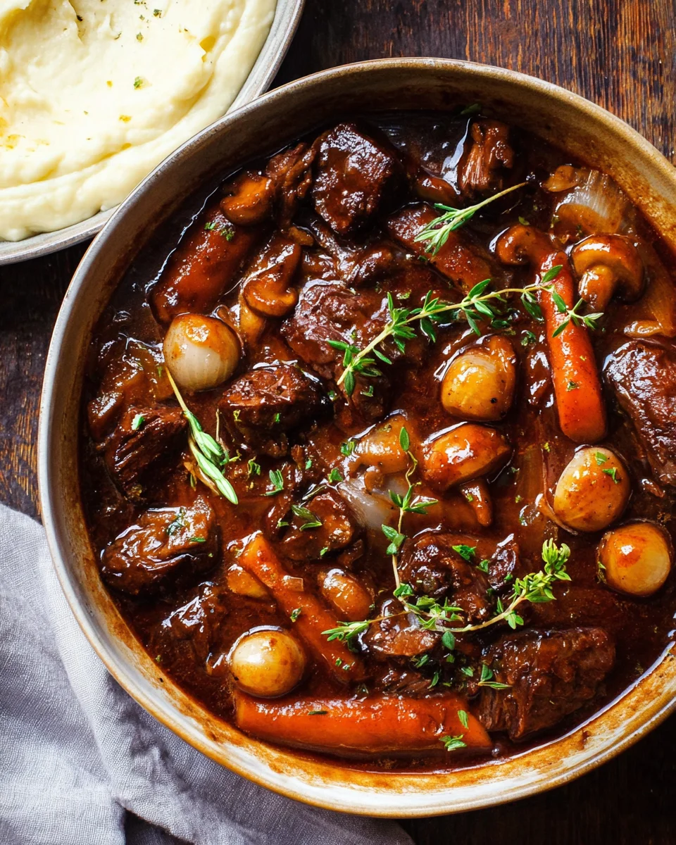 Classic Beef Bourguignon