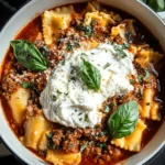 Crockpot Lasagna Soup