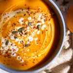 Easy Pumpkin and Sweet Potato Soup